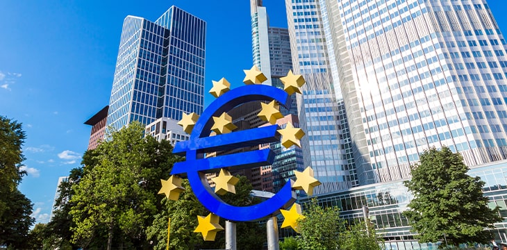 Euro sign in Frankfurt