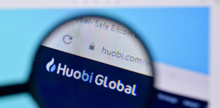 Magnifying Huobi Global website