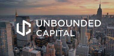 Unbounded capital logo over New York Skyline