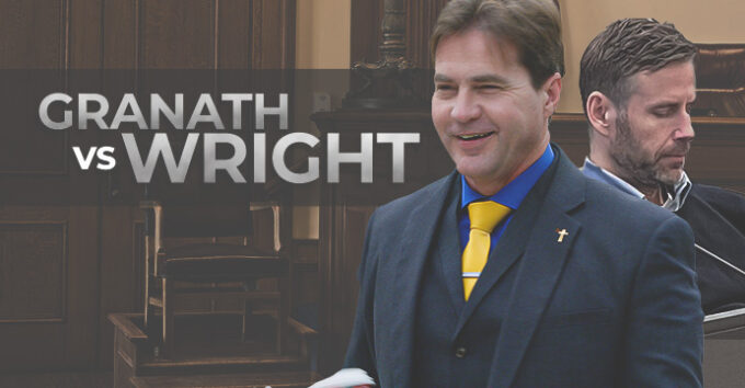 Granath vs Wright trial image