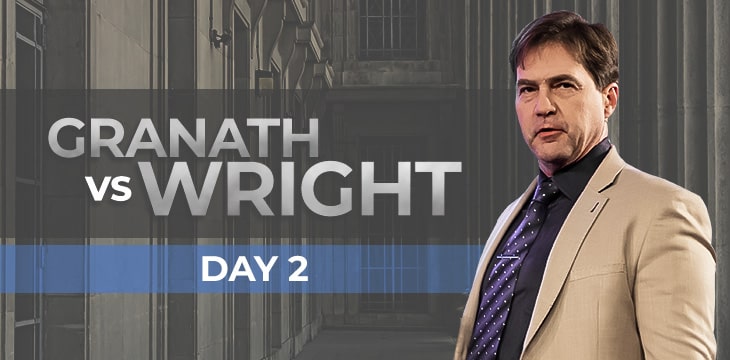 Dr. Craig Wright Day 2 Trial