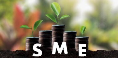 Growing Savings business SME or Small and medium-sized enterpris — Photo