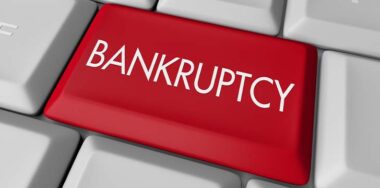 Bankruptcy Computer Key — Photo