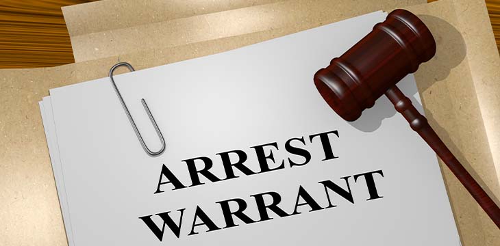 Arrest Warrant concept — Photo