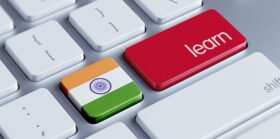India Learn Keyboard Concept