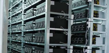 mining farm and video cards