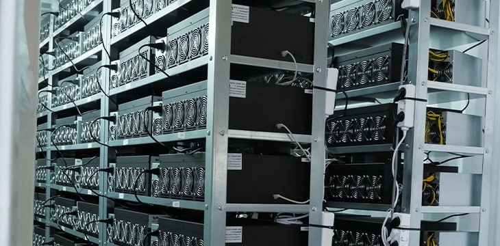 mining farm and video cards
