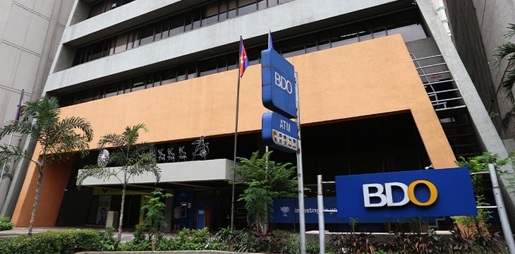 BDO Bank Branch in Manila