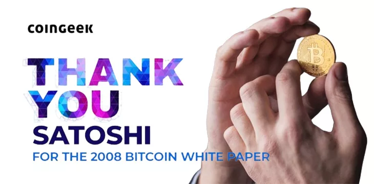 Thank you, Satoshi banner