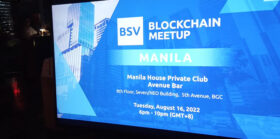 BSV Blockchain Meetup Manila