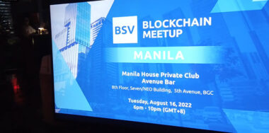 BSV Blockchain Meetup Manila highlights utility of BSV enterprise blockchain