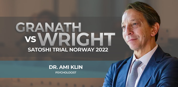 Dr. Ami Klin in Satoshi Trial Norway 2022