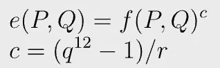 optimal Ate pairing equation