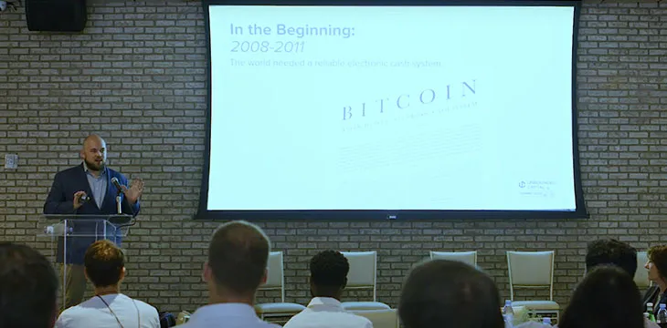 Kurt Wuckert Jr. at Unbounded Capital Summit: History of blockchain and current landscape