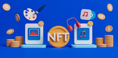 3d rendering concept NFT or non fungible token