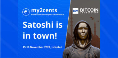 my2cents-hosted Blockchain Developer Conference in Istanbul coming up on November 15