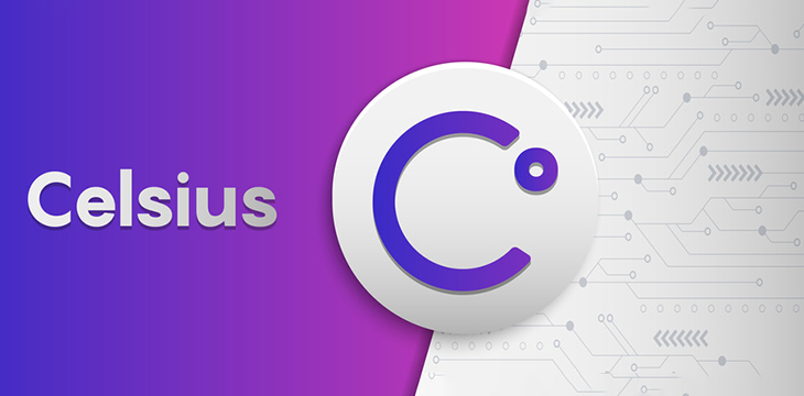 Celsius (CEL) crypto coin symbol and logo vector