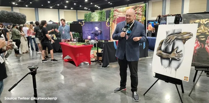 Fine arts, metaverse fashion, digital NFT robot and more: CoinGeek Bitcade goes to Crypto Connect Expo