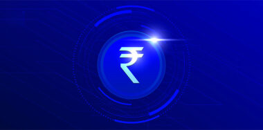 Digital rupee currency, CBDC currency futuristic concept