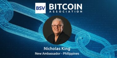 Bitcoin Association for BSV appoints Nicholas King as Ambassador for the Philippines
