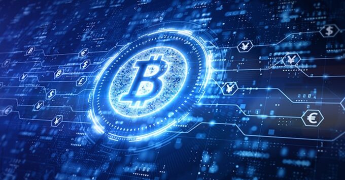Bitcoin blockchain cryptocurrency digital encryption