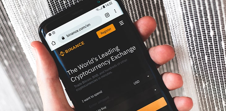 binance currency website on phone