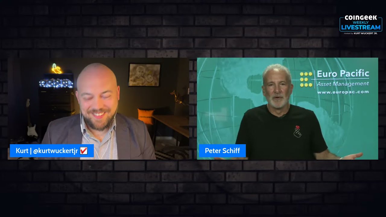 Peter Schiff joins the CoinGeek Weekly Livestream to talk about Bitcoin as ‘digital gold’