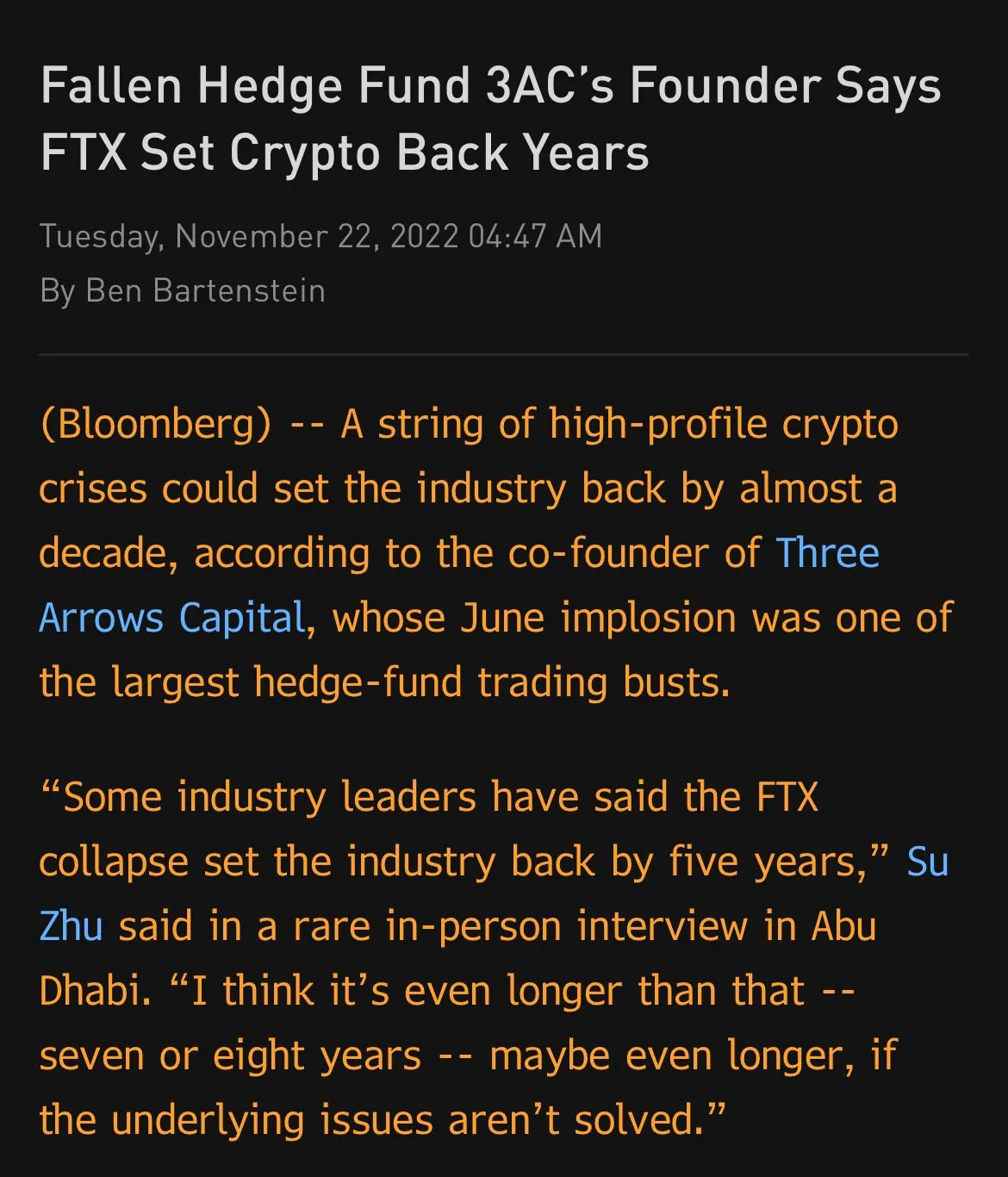 FTX Set Crypto Back Years