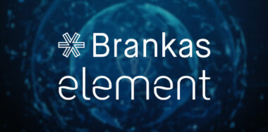 Brankas and Element Inc. Logo on Cyber Security Background
