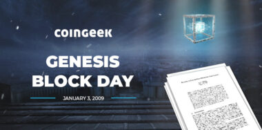 Genesis block day featured image..