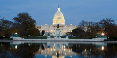 Capitol in Washington DC on dusk
