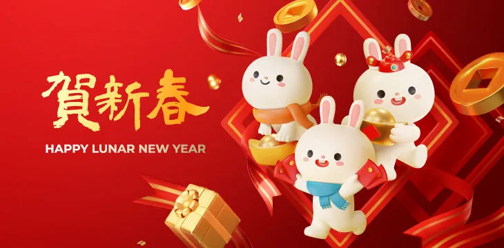 Happy Lunar New Year Banner from CoinGeek