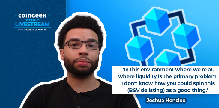 Joshua Henslee quote from livestream