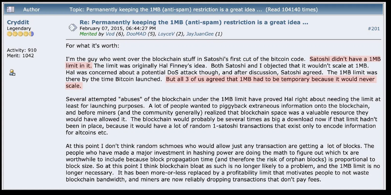 the concept of a block size limit