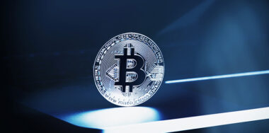 Bitcoin coin abstract background of cryptocurrency