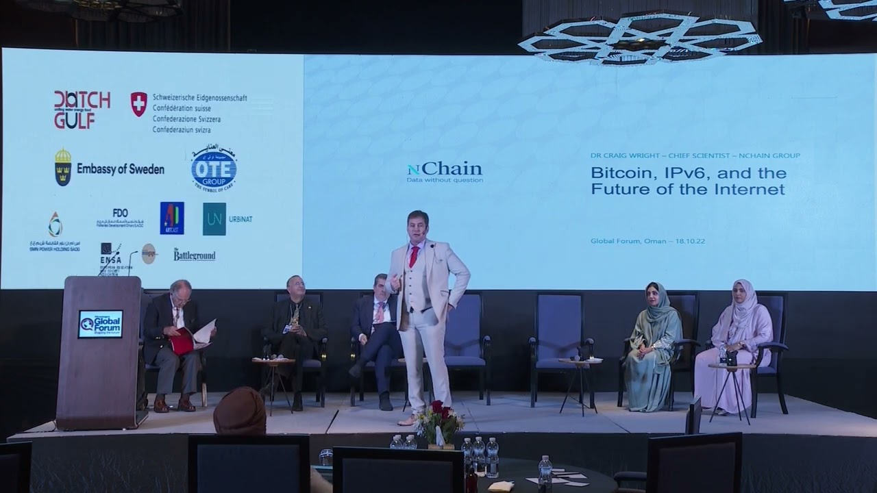 Craig Wright talks Bitcoin in Oman: Think about what transparency really means thumbnail