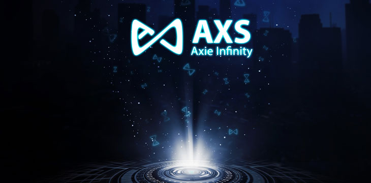 Image of Axie infinity symbol from virtual screen