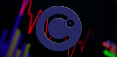 Celsius CEL Cryptocurrency. coin growth chart on the exchange, chart — Photo