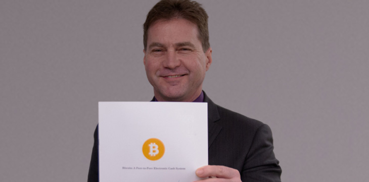 Craig Wright with his Bitcoin white paper
