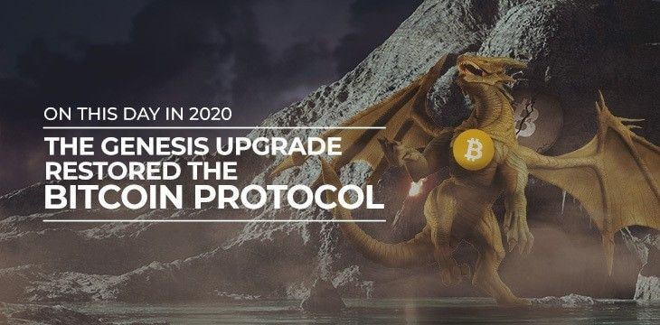 Dragon with Bitcoin on its chest