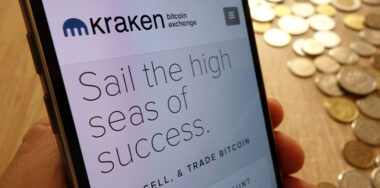 Kraken cryptocurrency exchange website