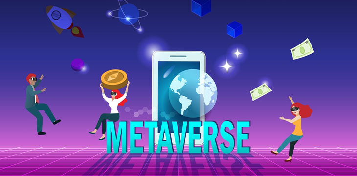metaverse, technology, and lifestyle illustration