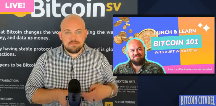 Kurt Wuckert Jr. on Lunch and Learn Bitcoin 101