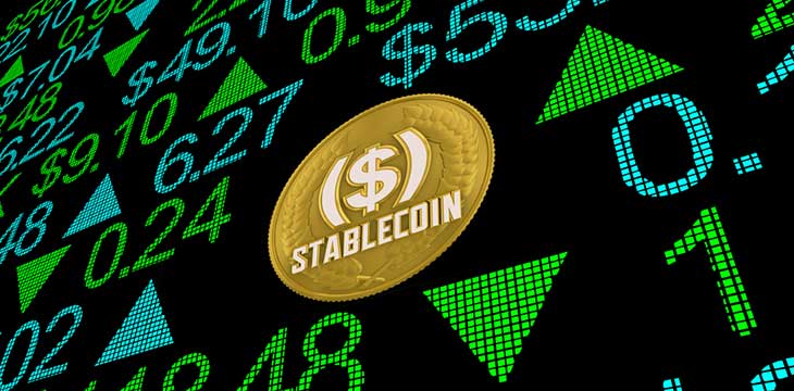 Stablecoin Stock Market Cryptocurrency Trading Prices investment 3D illustration