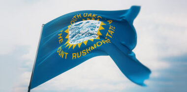 State of South Dakota Flag. Flags of one of the states of USA