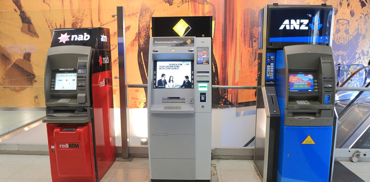 3 ATMs of the 4 biggest banks in Australia