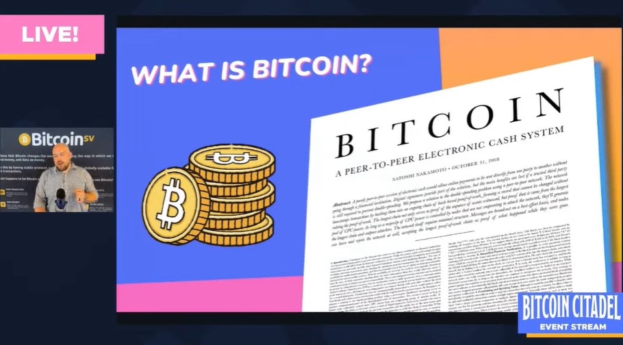 What is Bitcoin photo Live from Kurt Wuckert Jr.