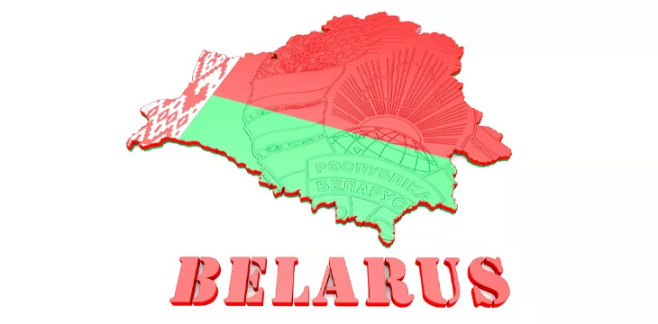 Map illustration of Belarus