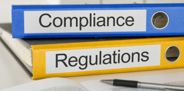 Compliance binder on top of regulations binder
