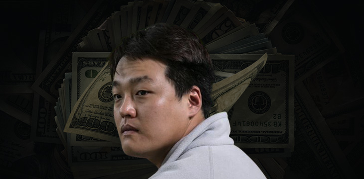 Do Kwon in front of money
